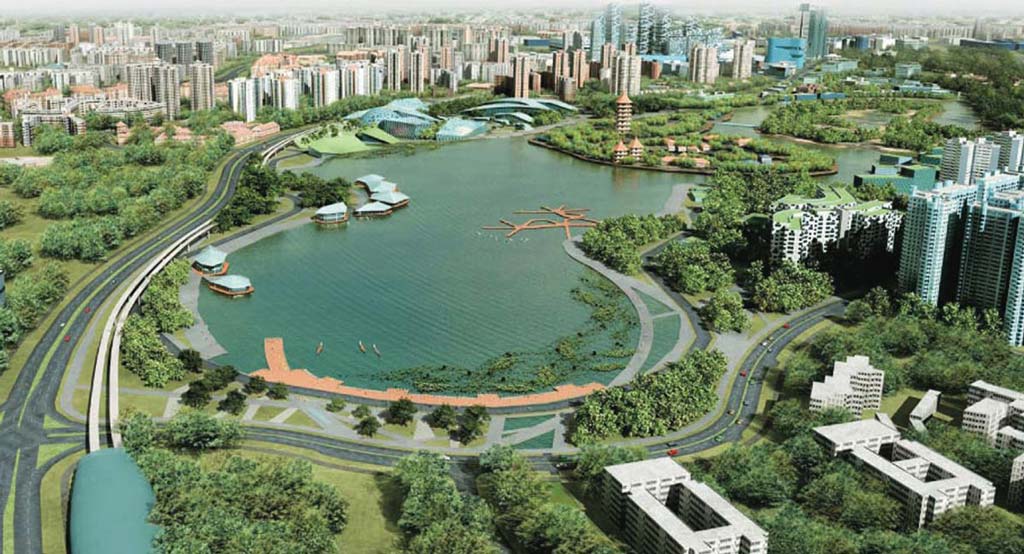 NEWater Pipeline Project Jurong Lake
